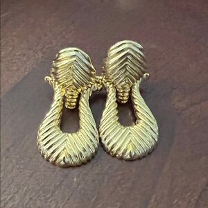 Elegant Gold-Tone Earrings
